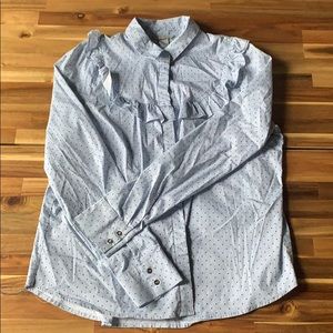 Ruffled Front Oxford
